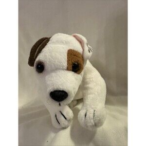 VNTG 1977 Wishbone the puppy dog beanbag small floppy Plush pawprint ear PBS